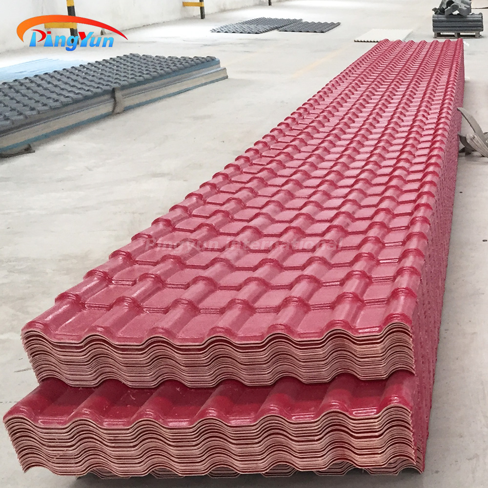 ផ្ទះវីឡា ដំបូលប្រក់ PVC ទម្ងន់ស្រាល