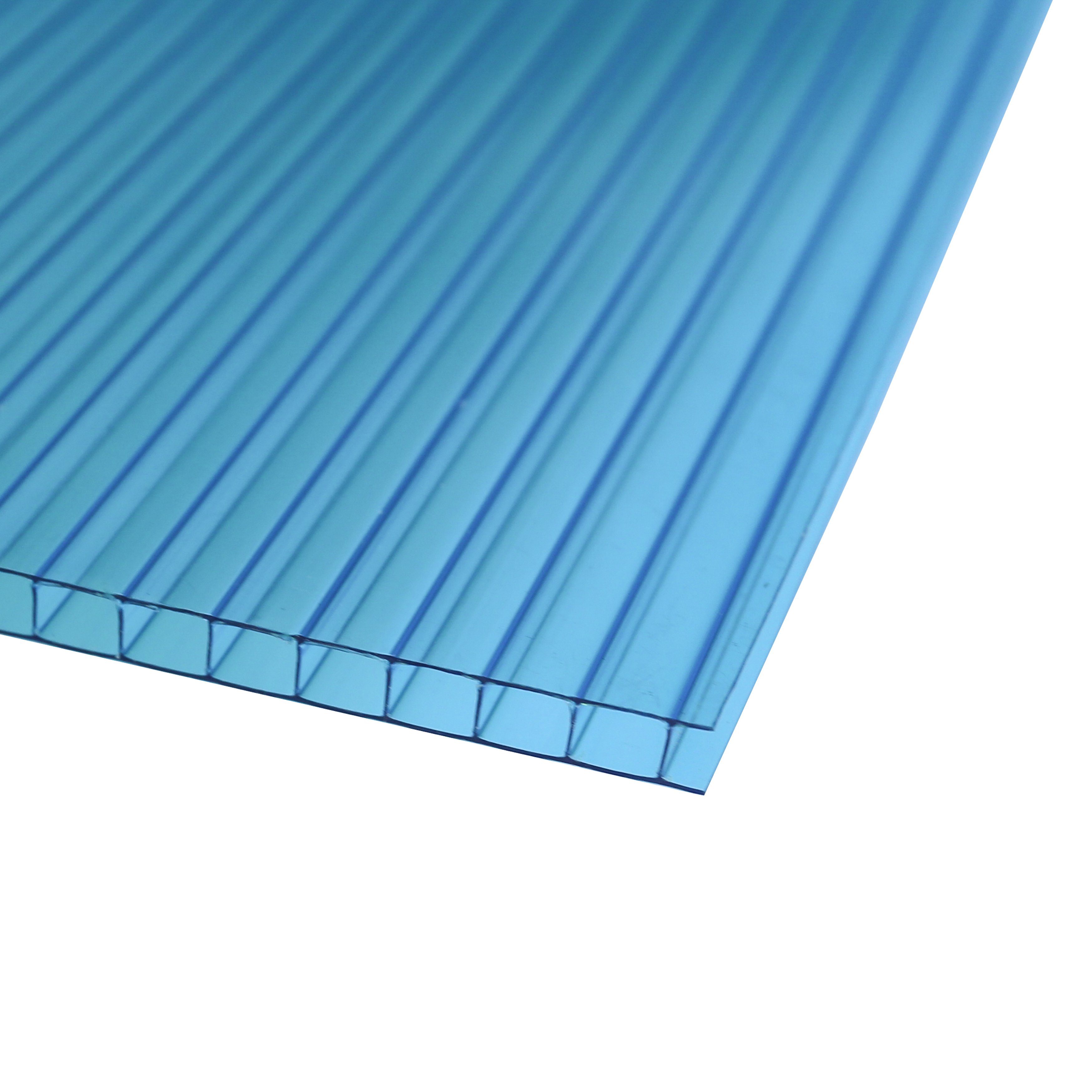 6mm 8mm 10mm UV extruded clear cellular hollow panel sheets polycarbonate for greenhouse roof