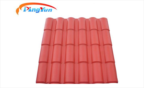 ការលក់ក្តៅប្រឆាំងនឹង uv pvc សន្លឹកដំបូលប្លាស្ទិច Roma R1050 asa upvc ក្បឿងសម្រាប់សាលារៀន