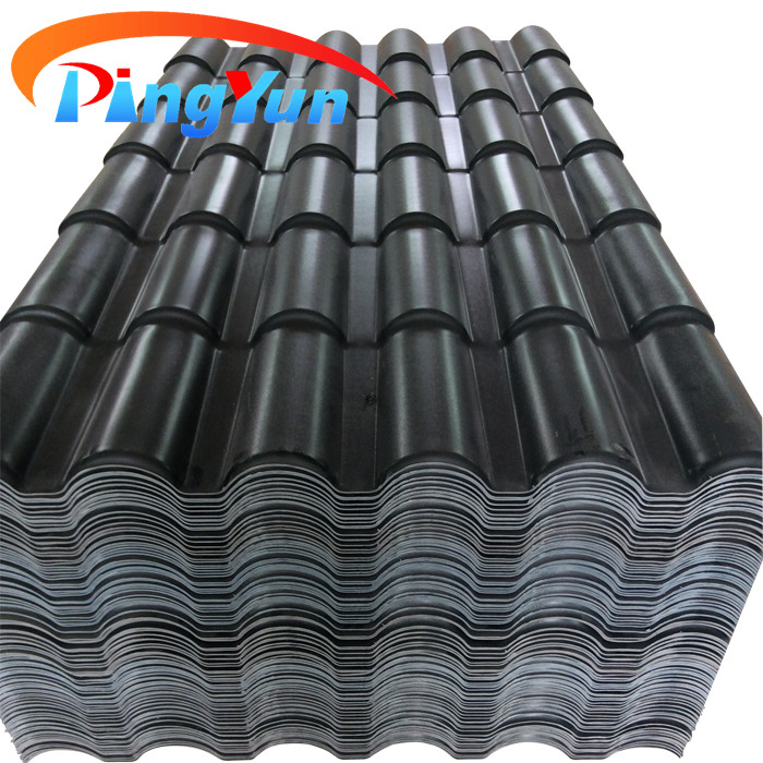 Roma 1080mm ក្បឿងដំបូល PVC ជ័រសំយោគ 