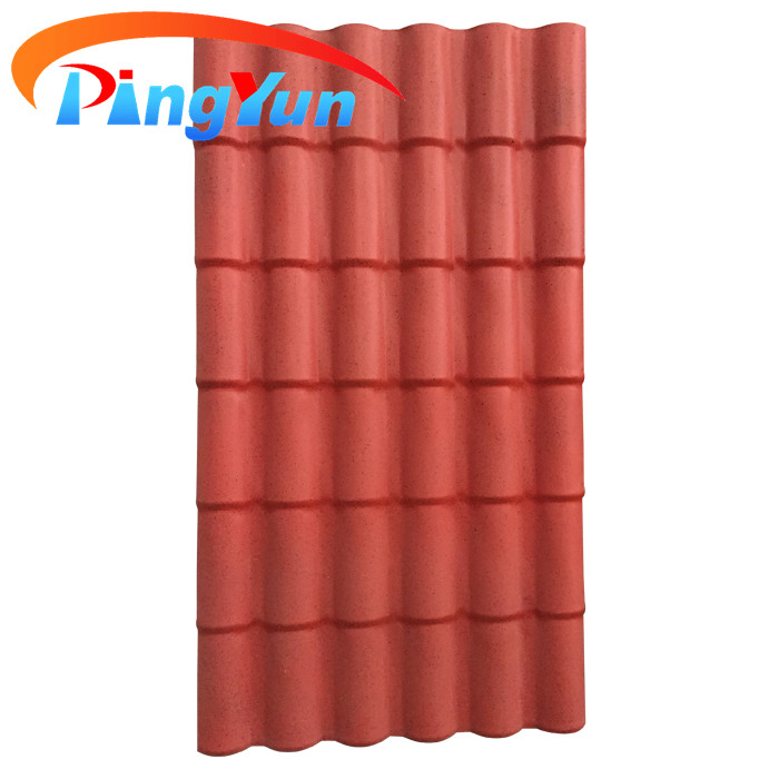 ការលក់ក្តៅប្រឆាំងនឹង uv pvc សន្លឹកដំបូលប្លាស្ទិច Roma R1050 asa upvc ក្បឿងសម្រាប់សាលារៀន