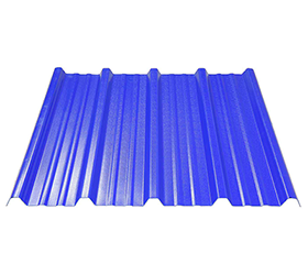 សន្លឹកដំបូល PVC Trapezoidal ដ៏ពេញនិយមរបស់ប្រទេសកូឡុំប៊ី t1070 pvc ក្បឿងដំបូលជ័រសម្រាប់ឃ្លាំងឧស្សាហកម្ម